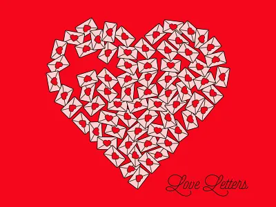 Heart Mail album artwork art direction artist branding cartoon design cover design poster digital illustration flat design graphic design heart logo love love art made with love romantic design typography vector art vector illustration visual identity