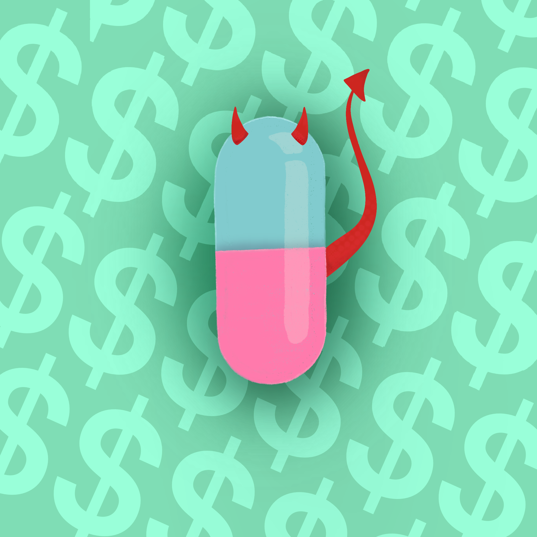 Bad Medicine design devil digital art digital illustration doctor graphic design healthcare healthcare illustration illustration illustrator medicine money pill procreate