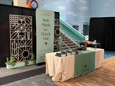 Seedbed Brand Design + Bookstore bible brand design brand implimentation do these tags do anything enviro design jesus kidmin kids ministry kidsmin trade show booth trade show design tradeshow tradeshow booth design