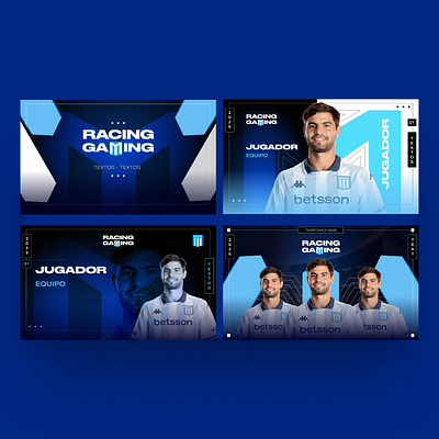 Key Visual & Brandbook Design for a Football Esports Club branding esport gaming graphic design logo ui