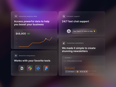 Bento Grid Design bento bento grid interactive landing page product design saas ui user interface web app web design website
