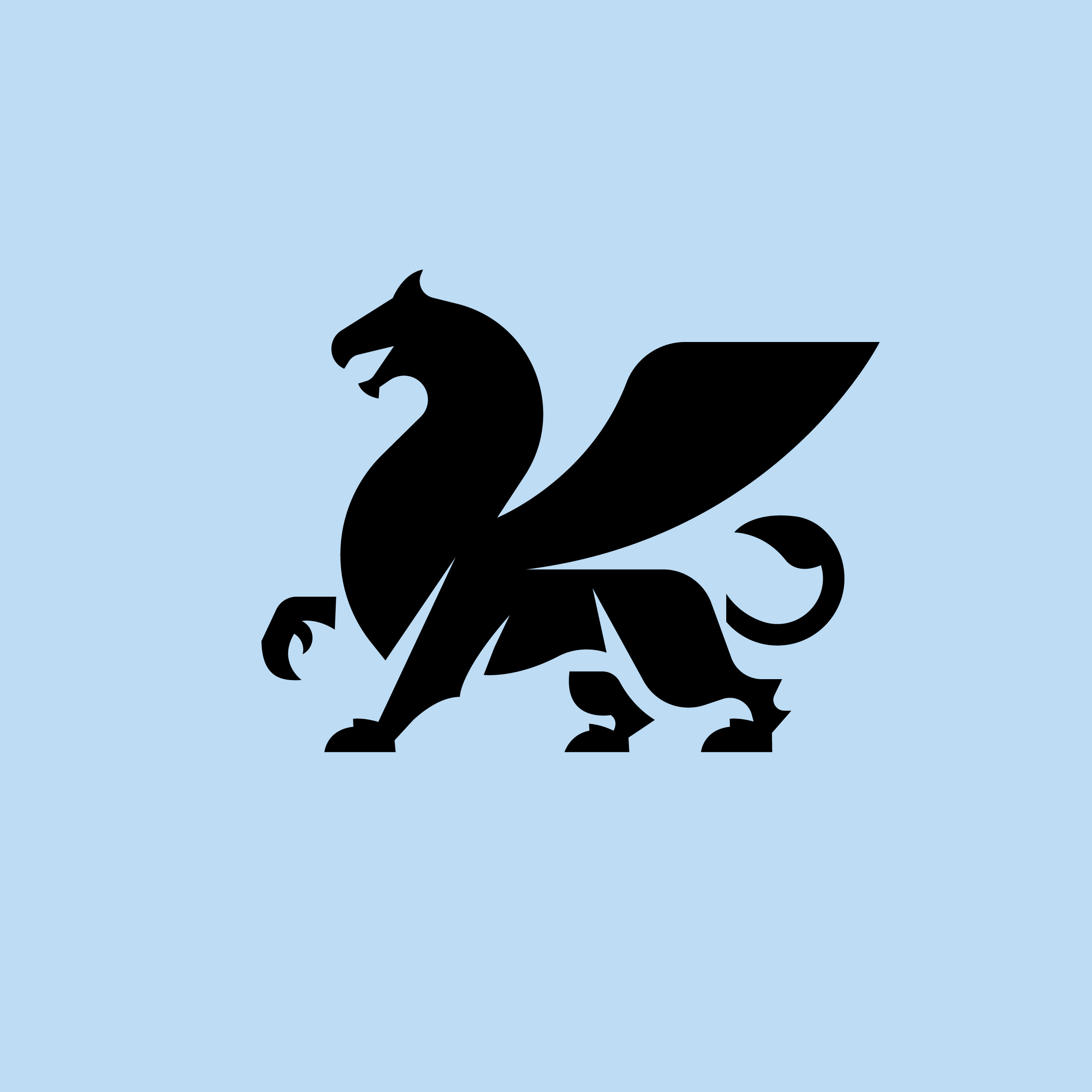 Griffin branding design eagle graphic design greek griffin gryphon icon illustration lion logo logo design luxory minimalist vector wings