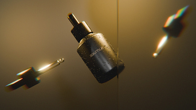Experiments with product key visuals 3d blender cream graphic design key visual product