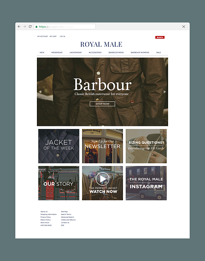 Royal Male Website