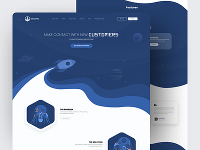 Labrocket - Landing page adobe xd animation branding design figma graphic design icon illustration landing landing page logo minimal product design product photography typography ui ux vector web website design