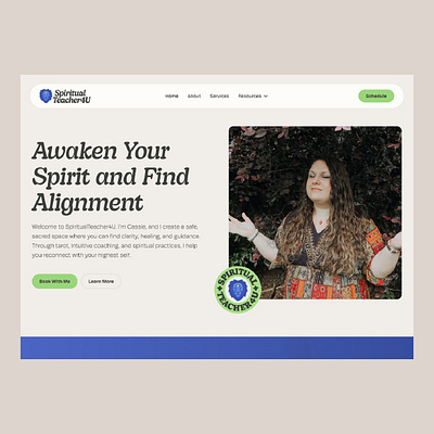 Web & Brand Design for Spiritual Practitioner, Intuitive Coach branding coaching intuitive logo design oracle spiritual tarot web design webflow