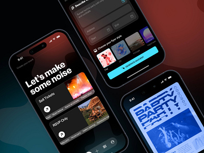 Event App Design | Concert App | Event Management | Mobile App ai app design animation app design concept app interface concert app creative tools event app design event creation event management event planner generated events mobile mobile app design mobile design mobile interface party app product design social event ticketing app ui ux