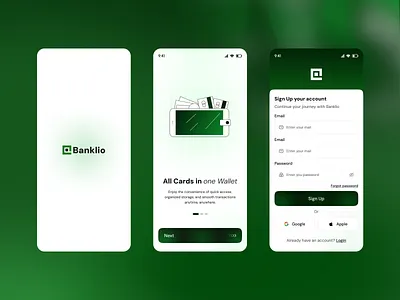 Digital Wallet App banking digital wallet finance app fintech mobile app payment wallet app