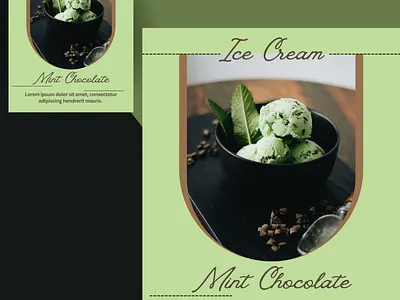 Mint Chocolate Chips Ice Cream canva content creator content design design digital marketing freelancer graphic design instagram feed instagram post marketing social media design social media marketing