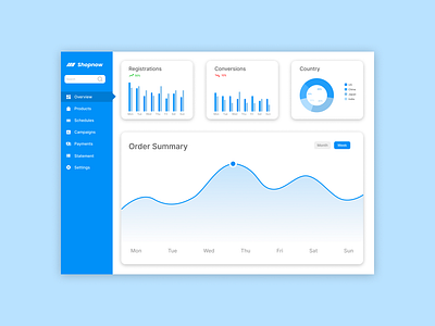 Analytics Chart #dailyui #018 design