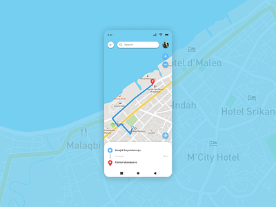 Location Tracker #dailyui #020 design