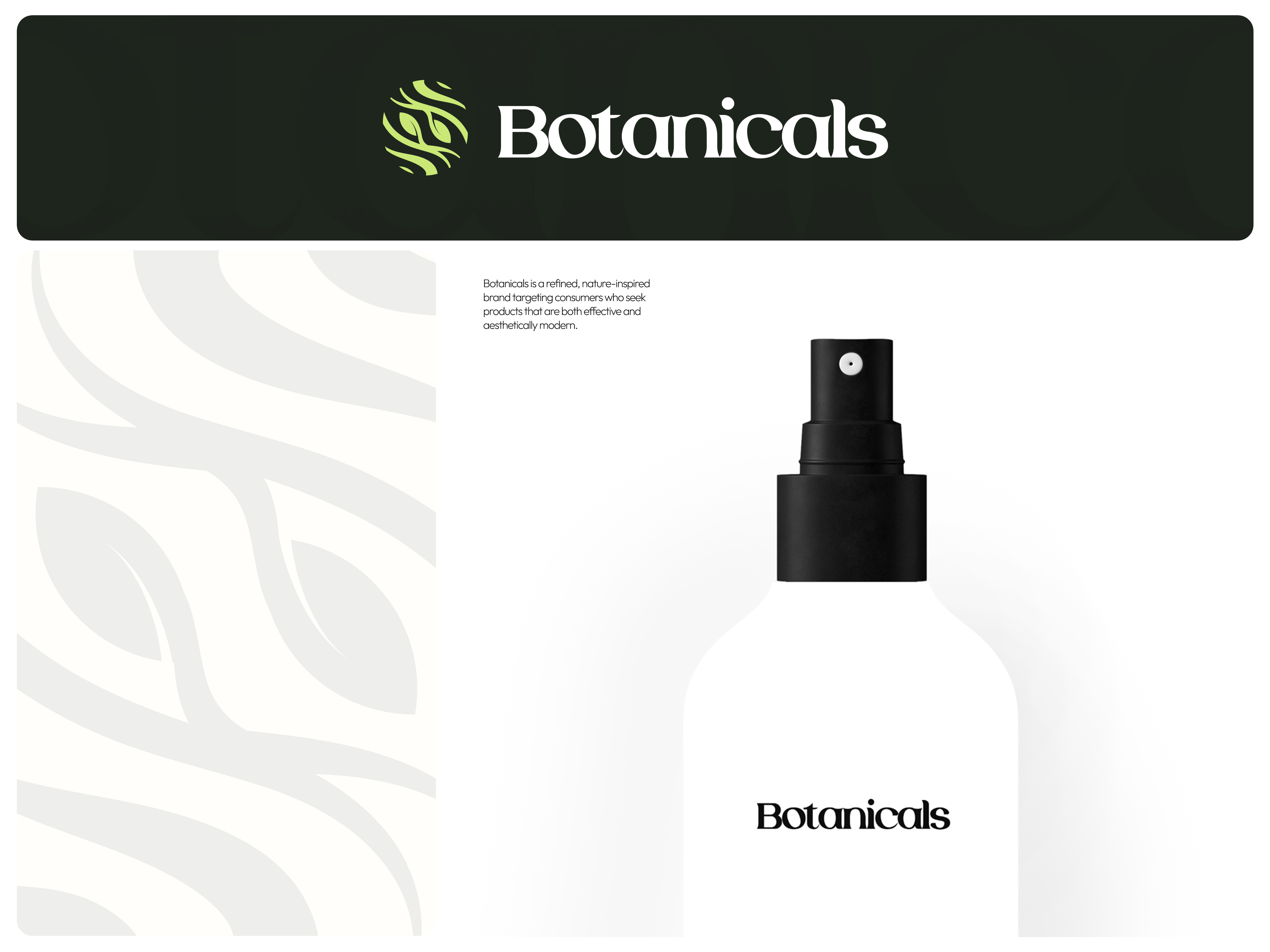 Botanicals Skin - Identity Overview beauty branding cosmetics design design art designer graphic design green identity illustration leaf logo logodesign nature pattern skin tree ui