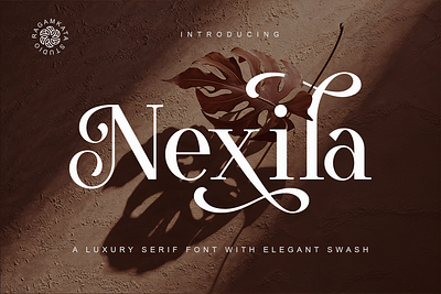 Nexila - Luxury Serif Font With Elegant Swash branding design display display font dribbble font elegant font fonts graphic design logo font luxury branding modern nexila font serif serif typeface type typeface typography