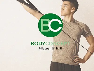 BC Pilates brand design branding graphic design logo