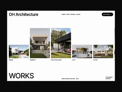 Architecture Studio Portfolio Copy architecture portfolio ui web design