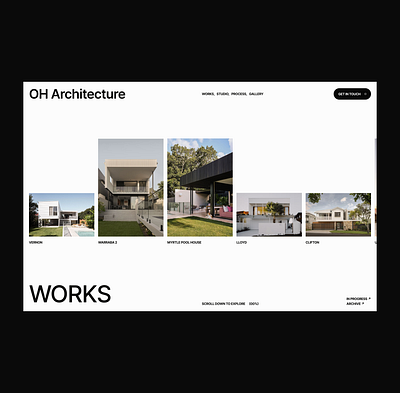 Architecture Studio Portfolio Copy architecture portfolio ui web design