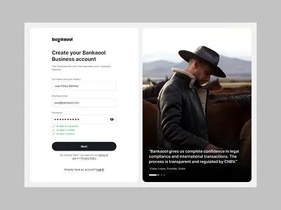 Fintech Onboarding banking finance fintech minimal modern onboarding productdesign typography uidesign uiux website