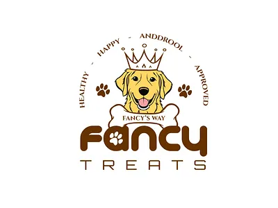 Restraurant logo with the memory of fancy which is a pet dog branding graphic design logo