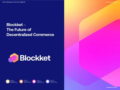 modern Blockchain logo design - For sale blockchain blockchain logo brand identity brand logo branding coin logo creative logo crypto logo defi design fintech logo logo design logo designer modern logo nft saas logo token upward logo web3 logo