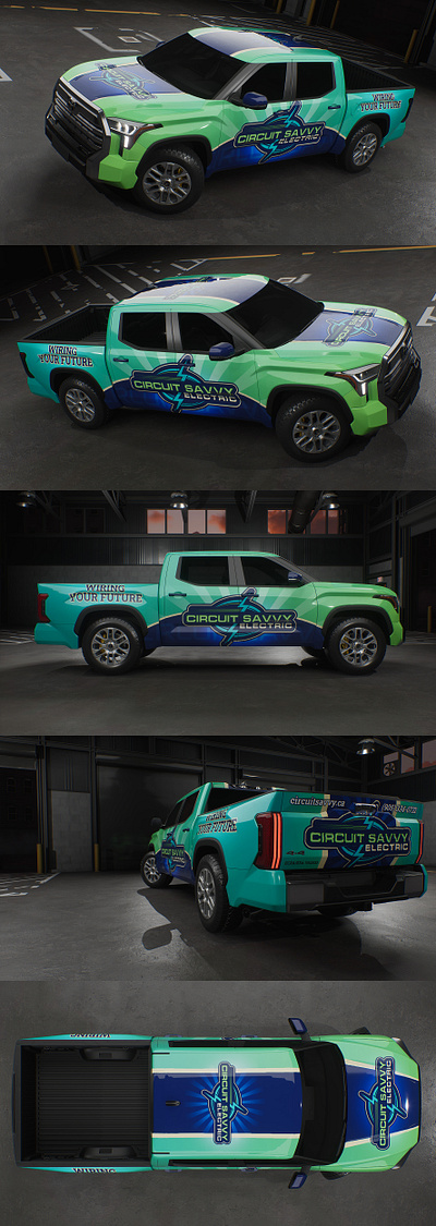CSE Truck Wrap for Toyota tundra branding car wrap design graphic design illustration truck wrap van wrap vehicle wrap