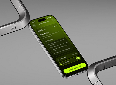 Clony AI - Subscription Plan Screen aiapp appsubscription appui clonyai creativeapp mobileappdesign modernui planscreen premiumplan pricingscreen subscriptionui uidesign uxdesign uxinspiration