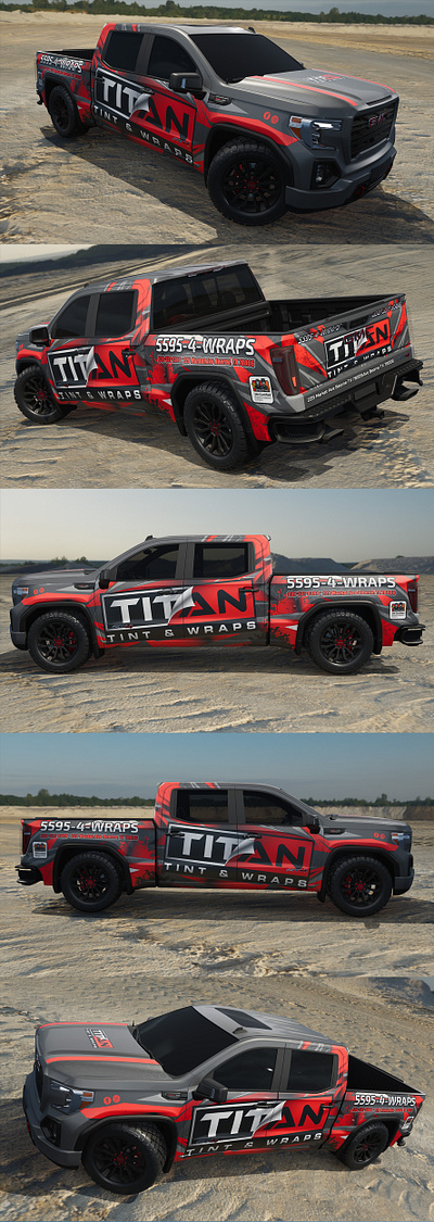 Vehicle Wrap for Window tint and Auto Wrap services branding car wrap design graphic design illustration truck wrap van wrap vehicle wrap