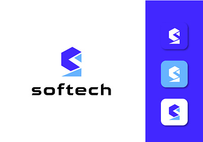 Technology Logo branding flat graphic design it logo minimal modern tech