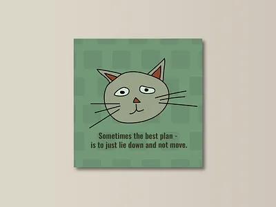 Catface Moods — The Best Plan branding design graphic design illustration logo vector