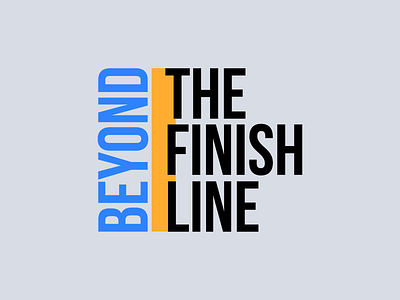 Beyond the Finish Line logo animation branding graphic design logo motion graphics podcast