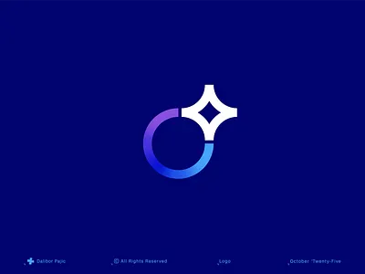 osira star symbol brand branding bright circle geometry graphic design idea innovation letter o light logo minimal modern night ring sky spark star technology visual identity