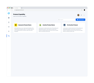 Product Capability - Sales Dashboard dashboard dashboards saas dashboard sales dashboard ui design ui ux design