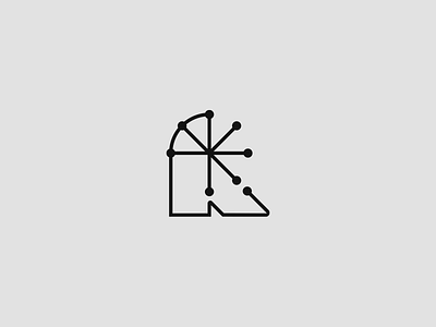 Another idea with tech R lettermark b2b brand branding design elegant graphic design letter logo logo design logo designer logodesign logodesigner logotype minimalism minimalistic modern r saas tech web3