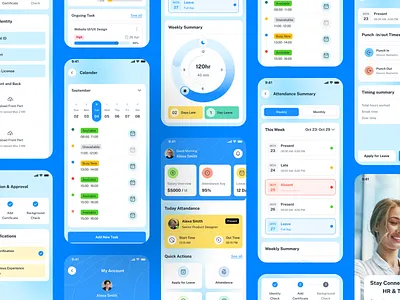 Crewly – Employee Management Mobile App attendance tracking digital workplace employee management hrtech mobile app prayroll managment productivity app task management task tracking team management time tracking workforce management