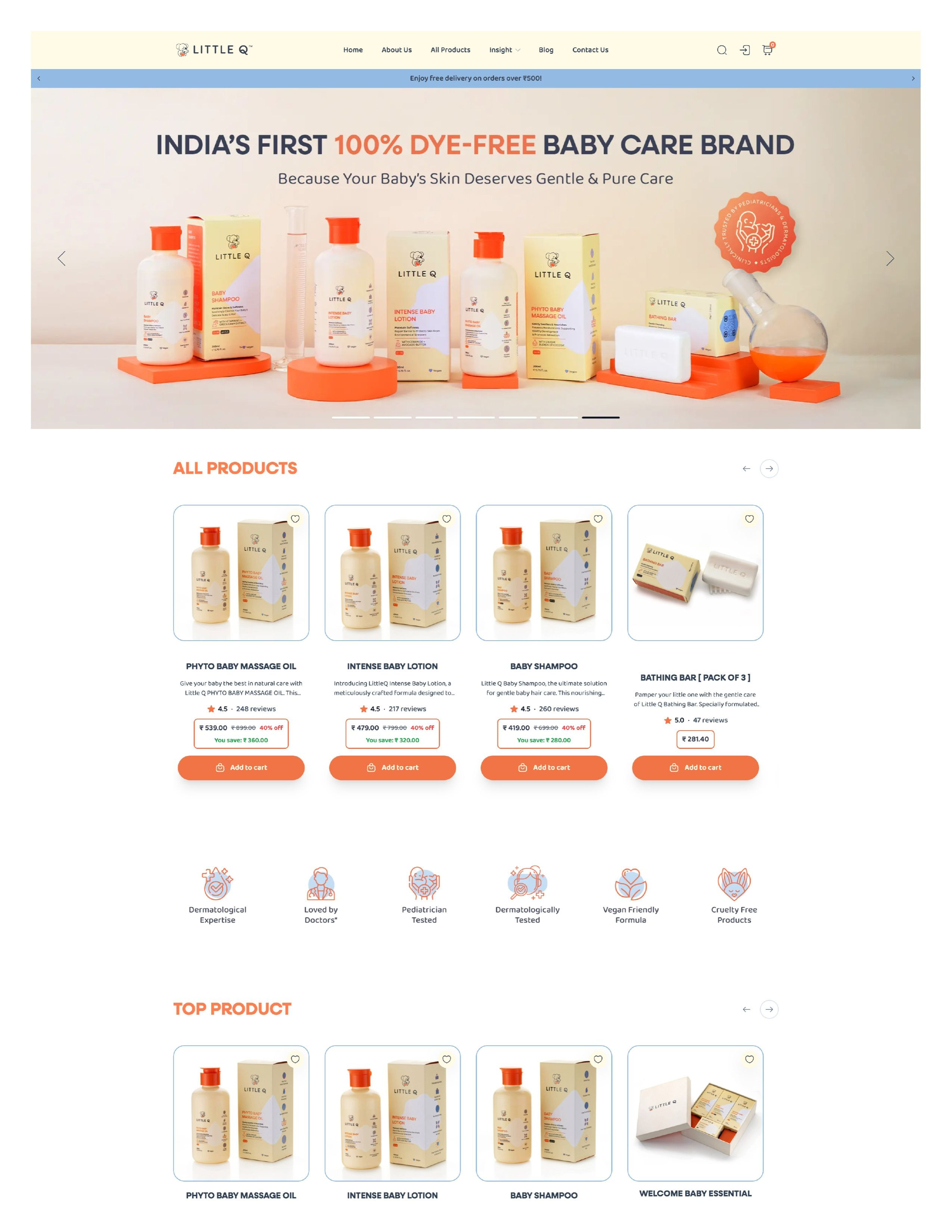 LittleQ Website UI branding graphic design motion graphics ui