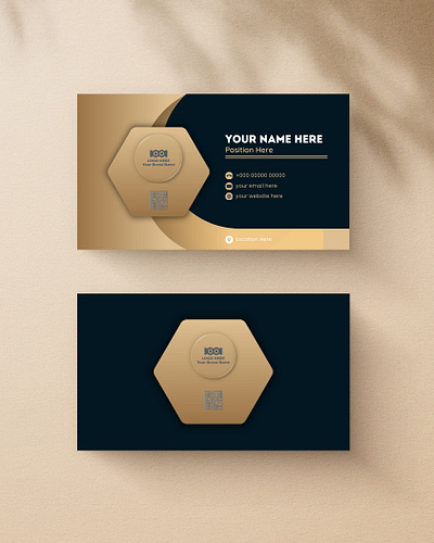 Modern Luxury Business Card || Name Card Design branding business card customizable design graphic design illustration logo luxury modern modern design name card personal card print ready unique unique design vector visiting card