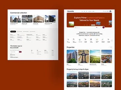 Real Estate Website Landing Page b2b branding building buy design landing page properties property webiste real estate real estate homepage real estate landing page real estate website rent ui ux web design website website design
