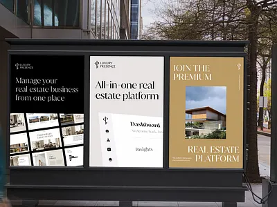 Luxury Presence - Brand Identity brand brand identity branding identity illustration logo luxury luxury identity luxury presence minimal real estate real estate branding
