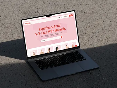 Self-care Services website Design branding design concept landing page minimal self care self care website self care website design ui ux website design