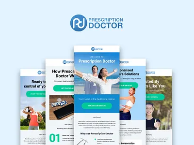 Email Template Design Prescription Doctor brevo creative email design creative email templates design email design email design ideas email design inspiration email design trends graphic design hubspot illustration klaviyo mailchimp omnisend