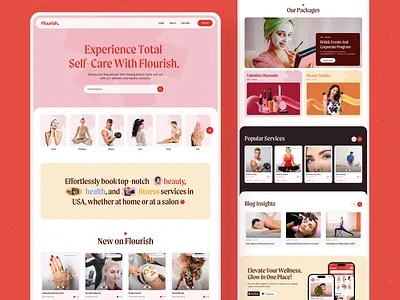Beauty Care Website Design beauty website branding e commerce ecommerce landing page ecommerce website design landing page online shop personal care website product page self care website design web design web ui webshop website design