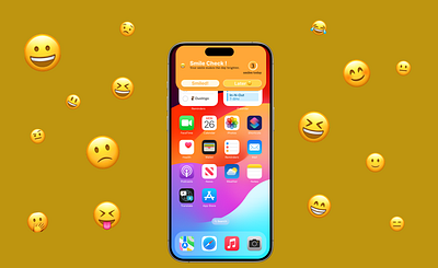 😄 Smile Check (iOS Notification UI) 3d animation dailychallenge ui uiux