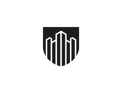 Building shield Ready-Made Logo for Sale by Anhdodes – Logoadoni anhdodes architecture branding building construction design graphic design logo logo design logo designer logodesign minimalist logo real estate shield