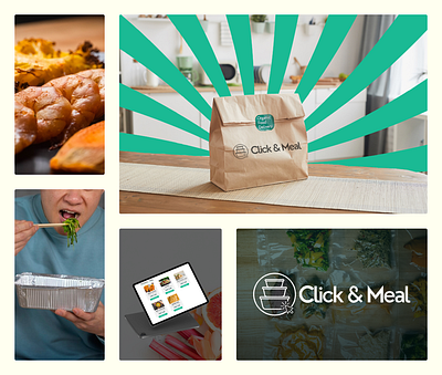 Click & Meal - Website Design branding figma interface landing page design product design ui ui design uiux uiux design ux ux design uxui uxui design web design website design