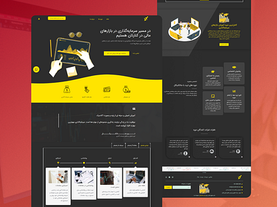 Investment coaching website (live website) design investment ui web webdesign
