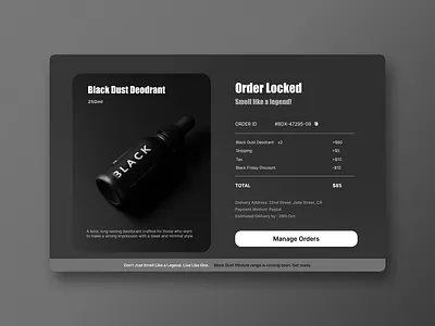 Daily UI - Day 17 - Purchase Receipt graphic design ui