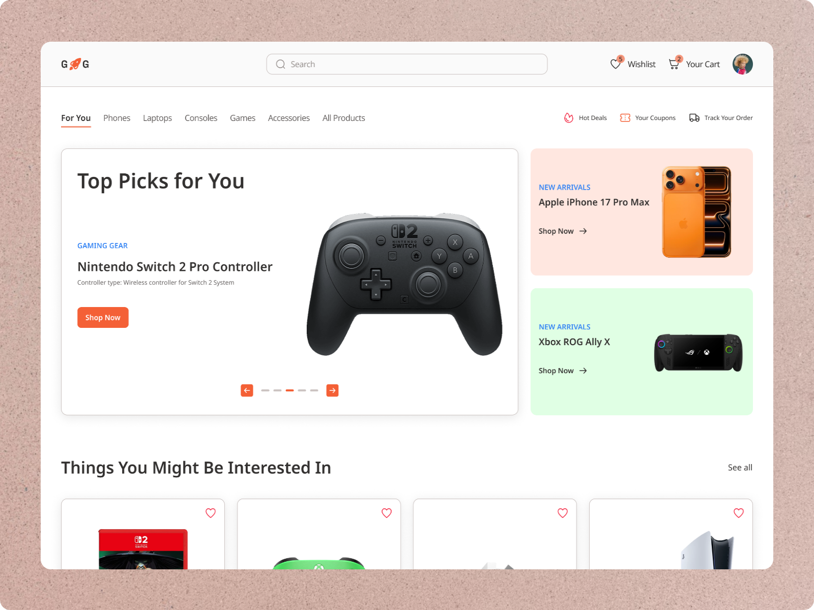 Example of Landing Page Design