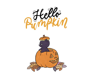 Hello pumkin illustration animation character characterdesign childrensbookillustration comic design illustration