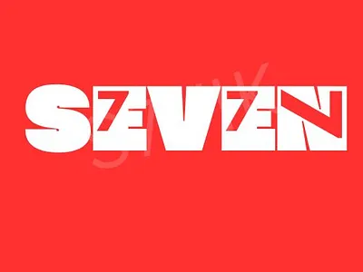 SEVEN-TYPO LOGO branding graphic design logo