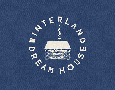 Dream House artwork badge design branding design graphic design hand drawn house logo illustration logo logo type logo vintage merchandise design nature outdoor t shirt design typography vintage design vintage t shirt wanderlust