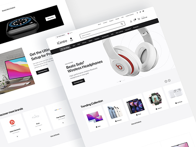 iCentre - A Premium Apple Retail Store accessories apple digital ecommerce inspiration product design redesign technology ui design uiux ux design web design